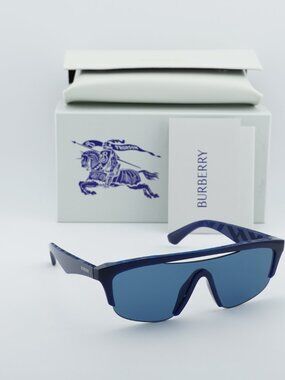 Burberry BE4460U 411080 Shield Sunglasses - Blue